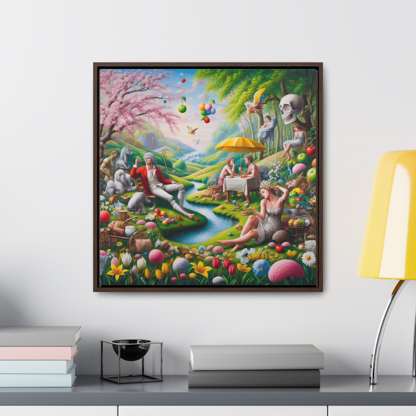 Framed Gallery Canvas Wrap - Spring 108