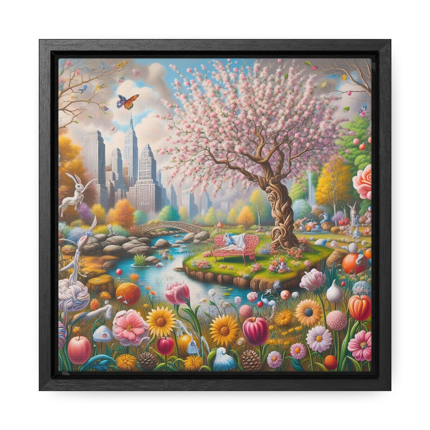 Framed Gallery Canvas Wrap - Spring 135