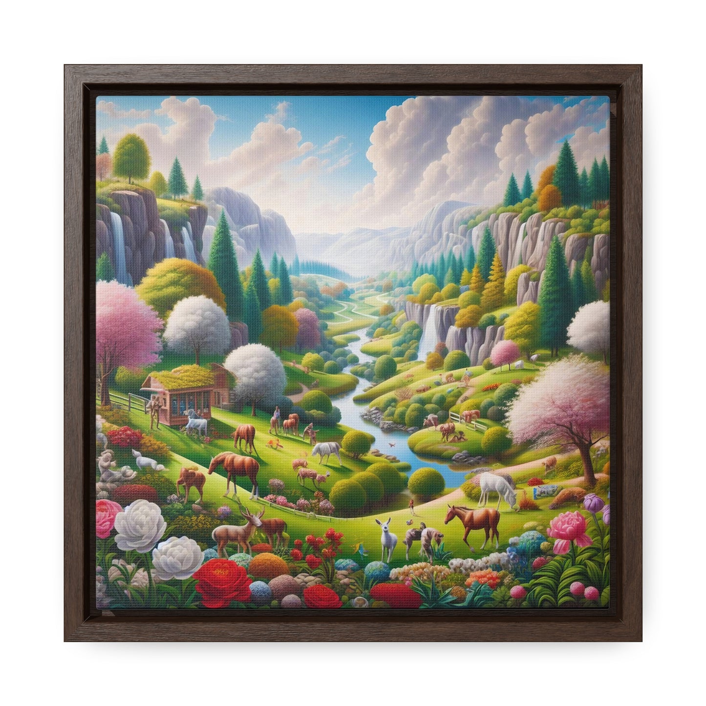 Framed Gallery Canvas Wrap - Spring 48