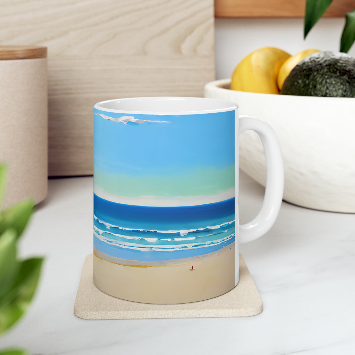 Ceramic Mug 11oz - Beach 8001