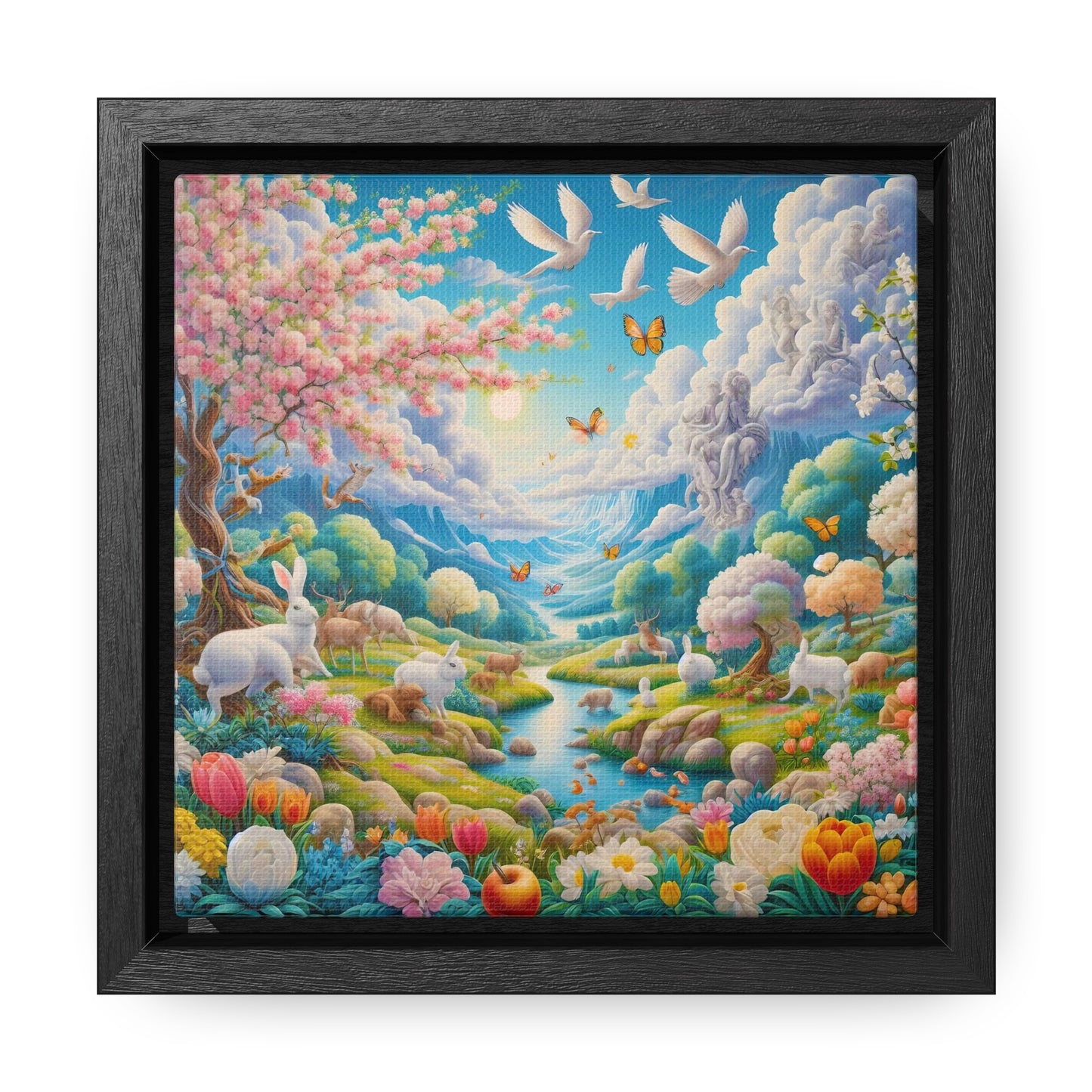 Framed Gallery Canvas Wrap - Spring 129