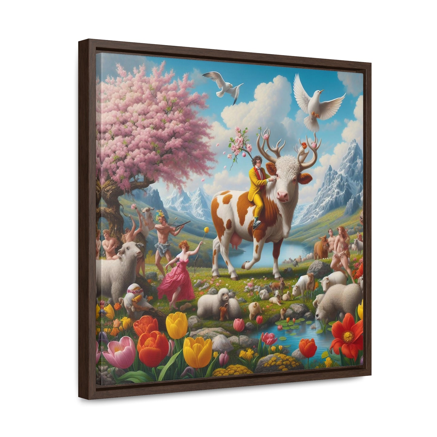 Framed Gallery Canvas Wrap - Spring 28