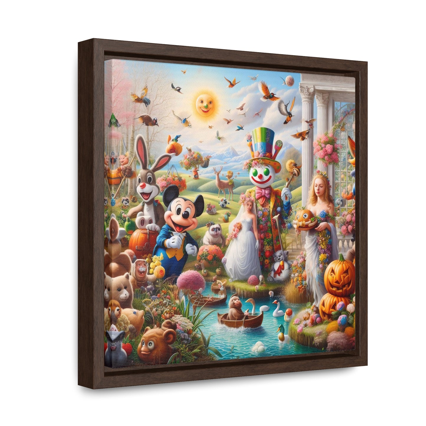 Framed Gallery Canvas Wrap - Spring 7