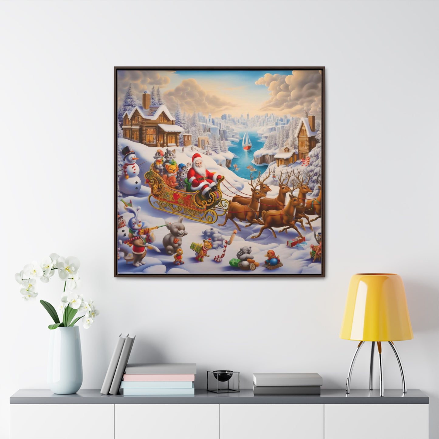 Framed Gallery Canvas Wrap - Winter 112