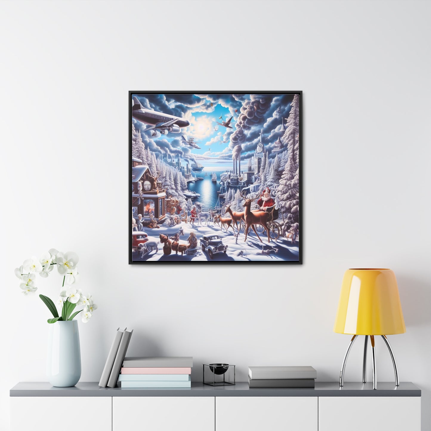 Framed Gallery Canvas Wrap - Winter 114