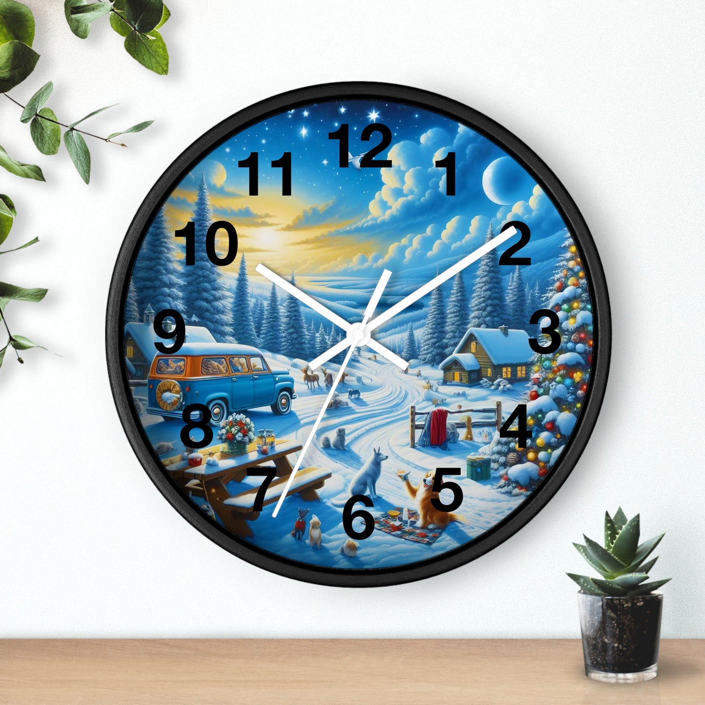 Wall Clock - Winter 110