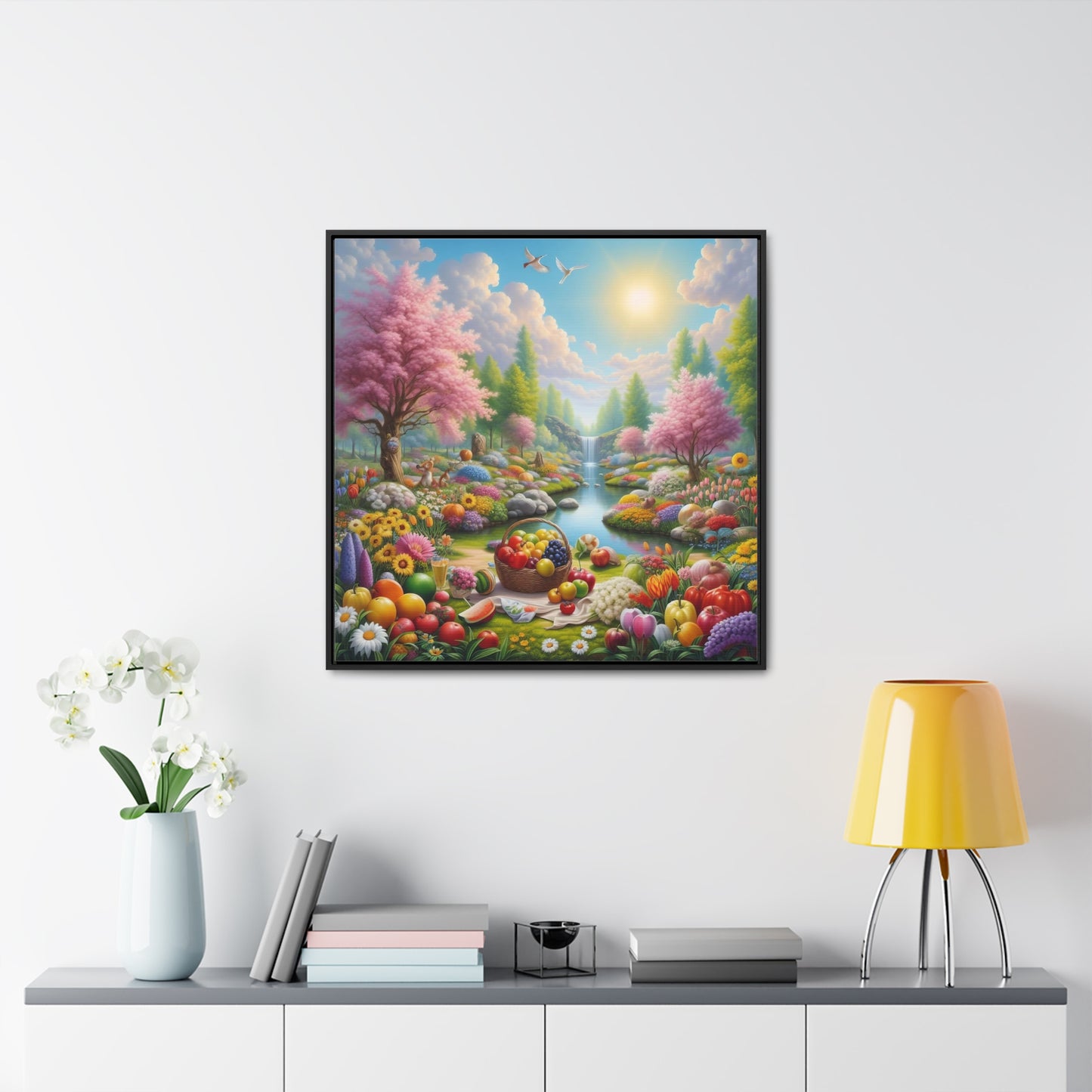 Framed Gallery Canvas Wrap - Spring 46