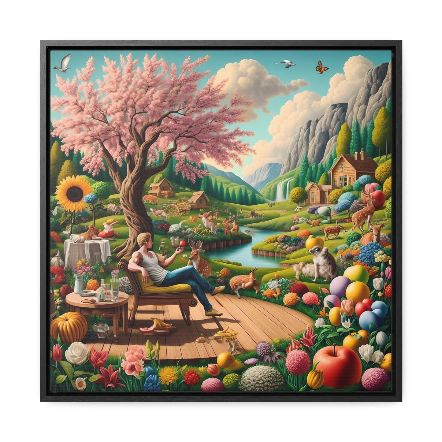 Framed Gallery Canvas Wrap - Spring 13