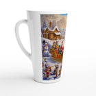 White Latte 17oz Ceramic Mug - Winter 112