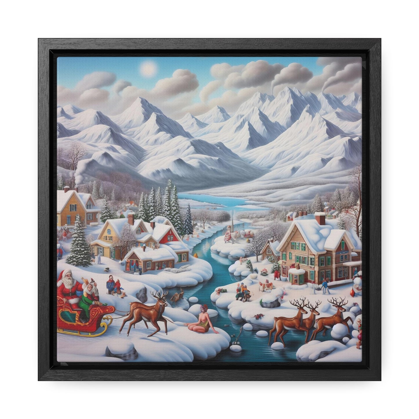 Framed Gallery Canvas Wrap - Winter 109