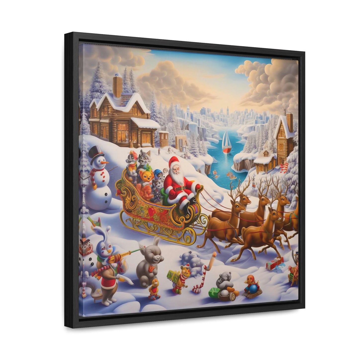 Framed Gallery Canvas Wrap - Winter 112