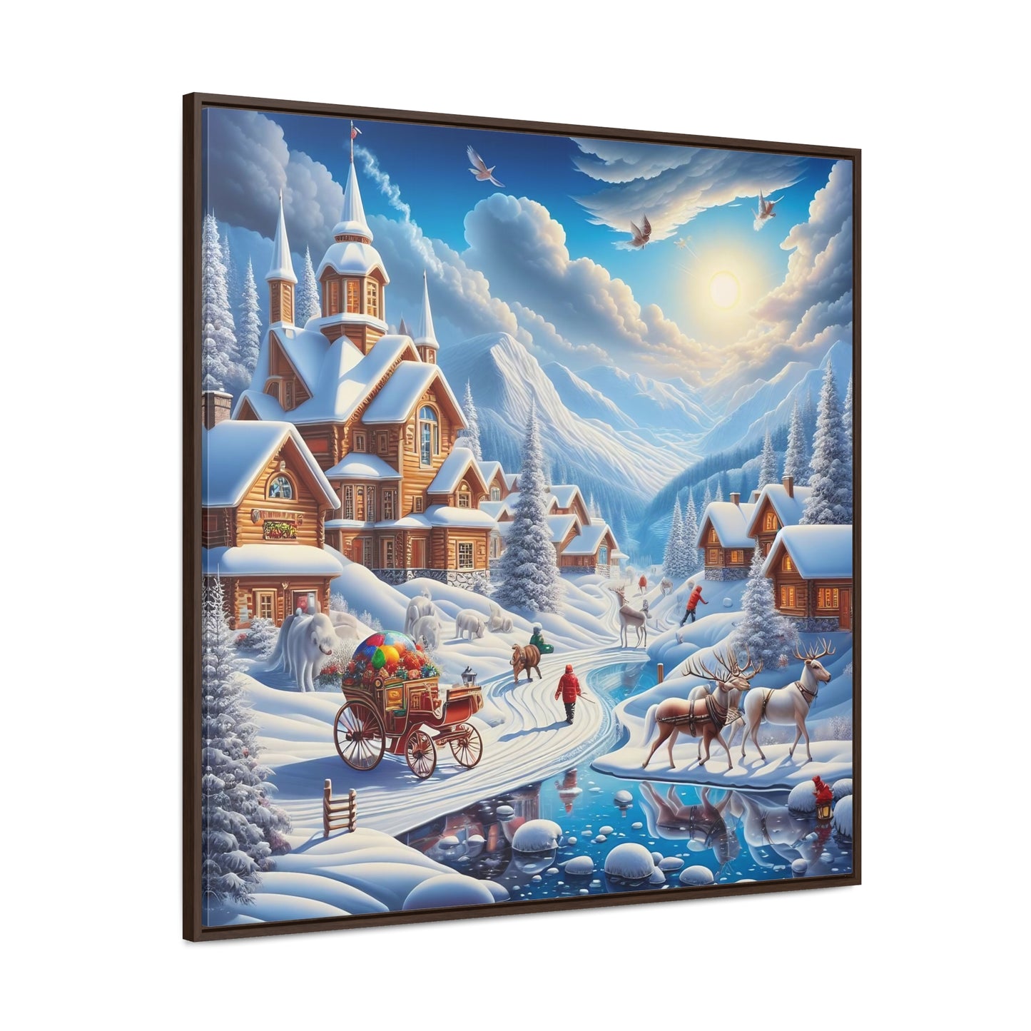 Framed Gallery Canvas Wrap - Winter 115