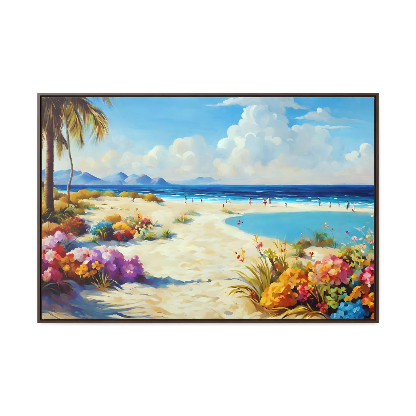 Framed Canvas Gallery Wrap - Beach 2013