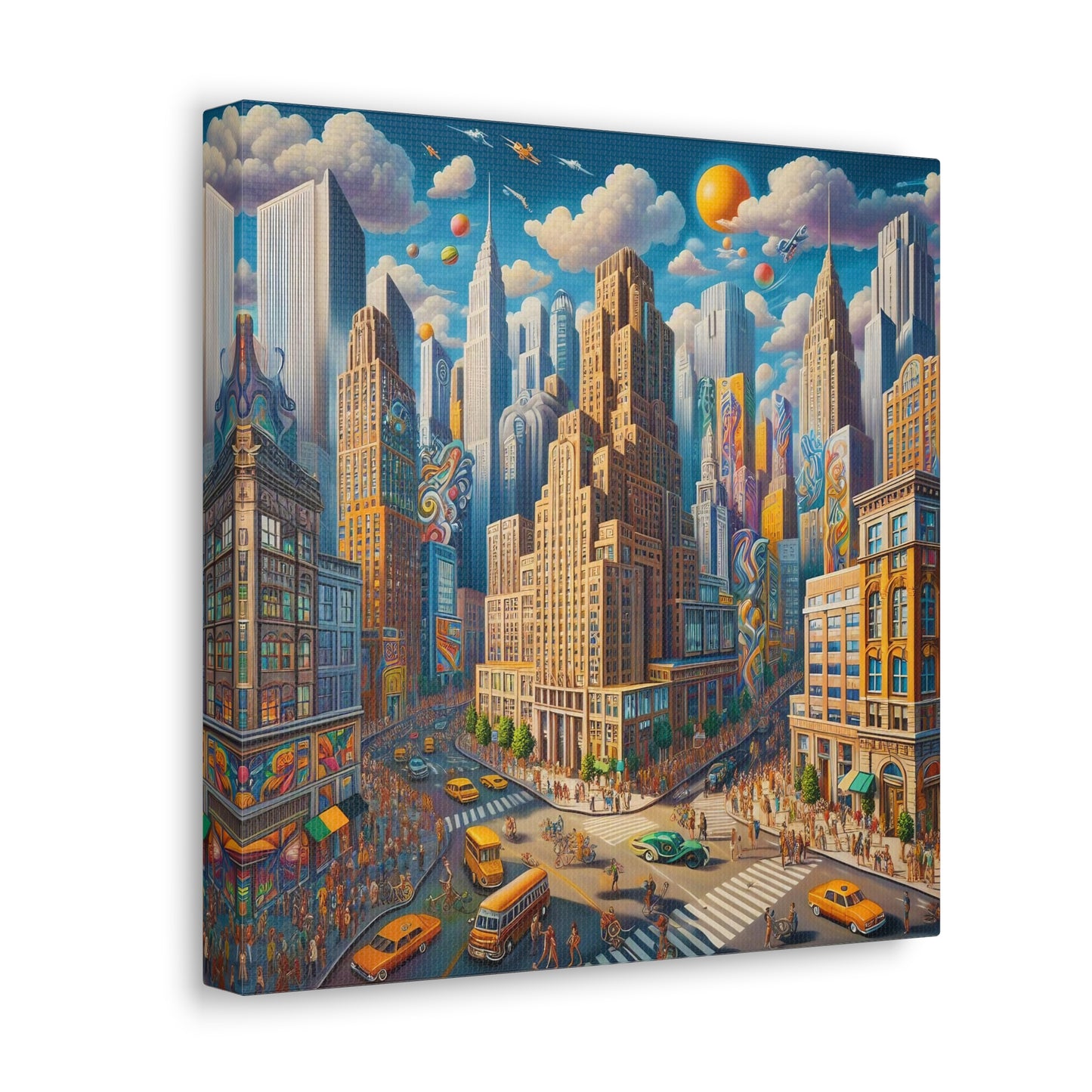 Canvas Gallery Wrap - City 6