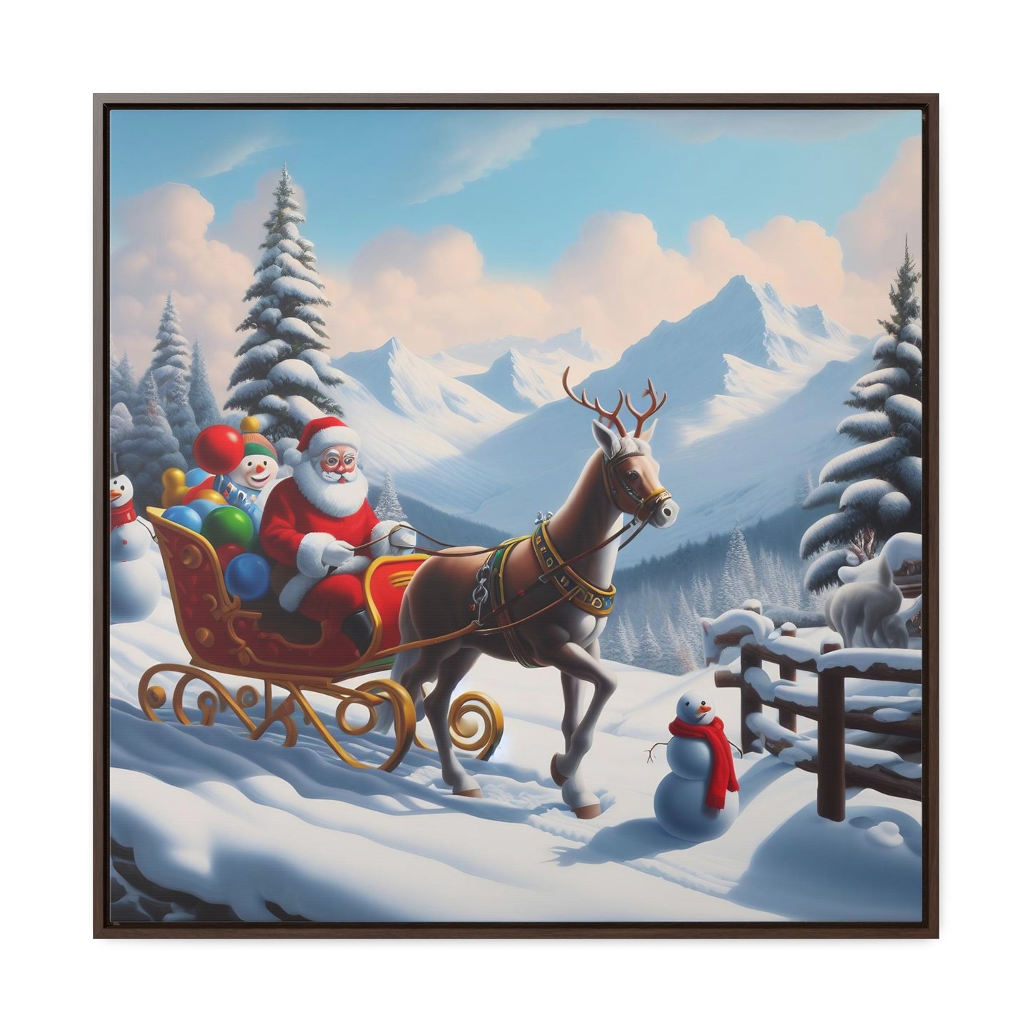 Framed Gallery Canvas Wrap - Winter 125