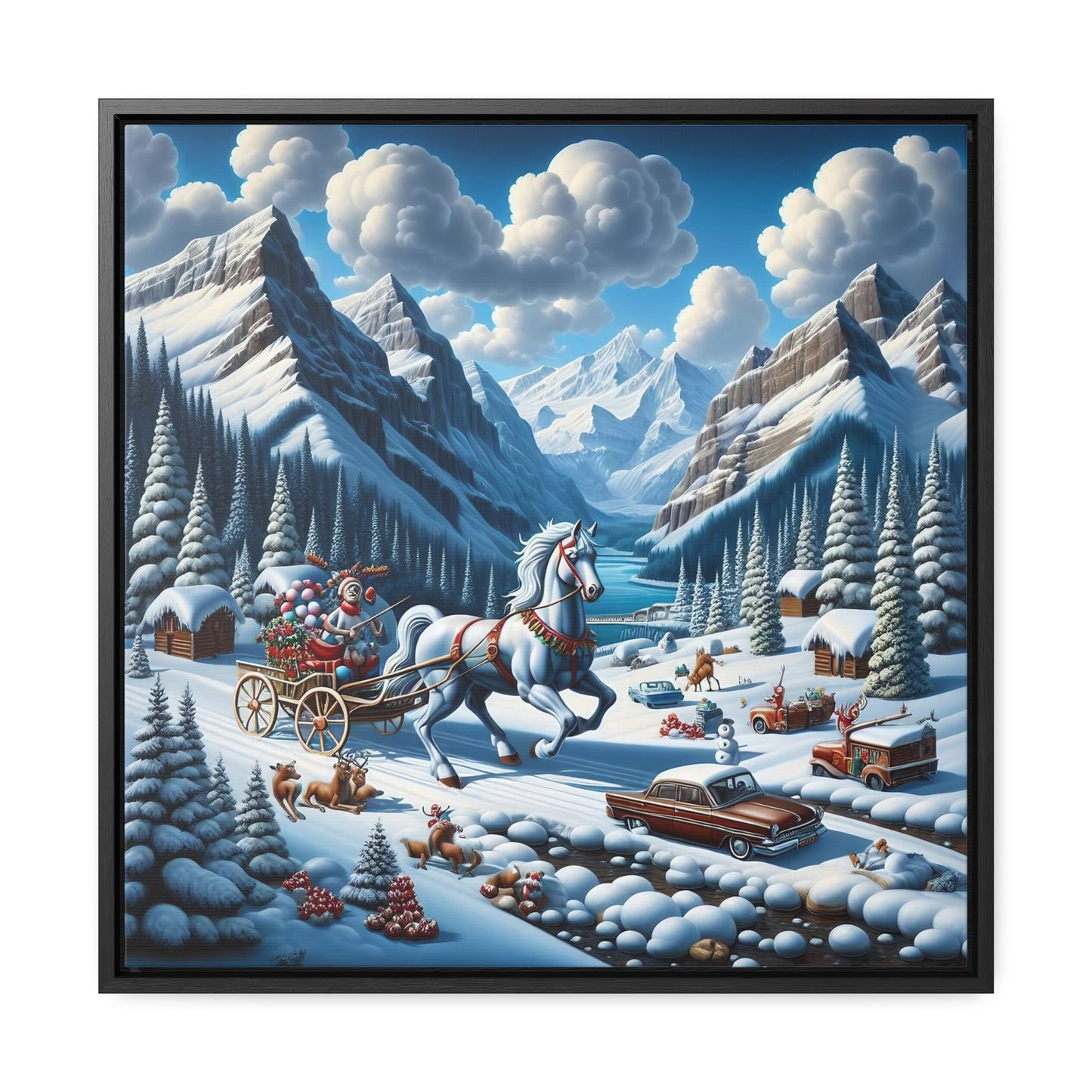 Framed Gallery Canvas Wrap - Winter 107