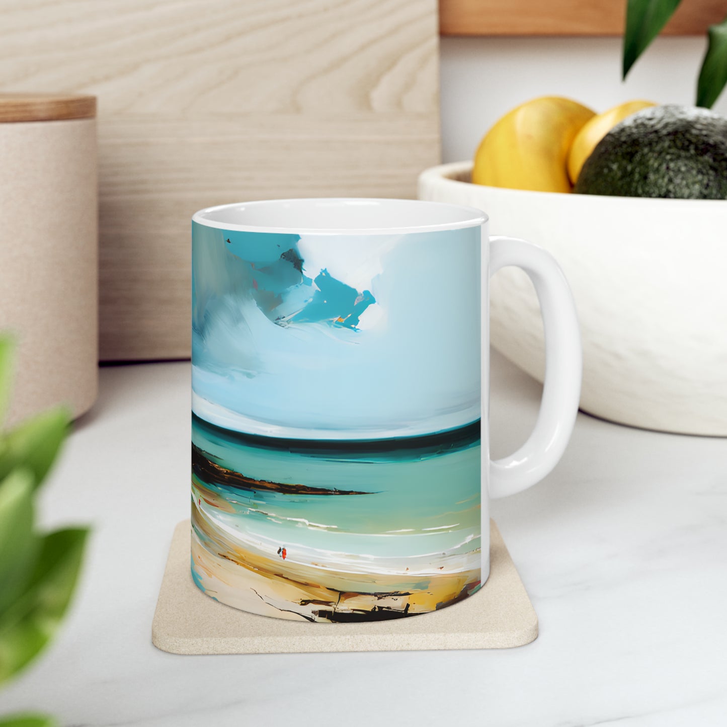 Ceramic Mug 11oz - Beach 7001