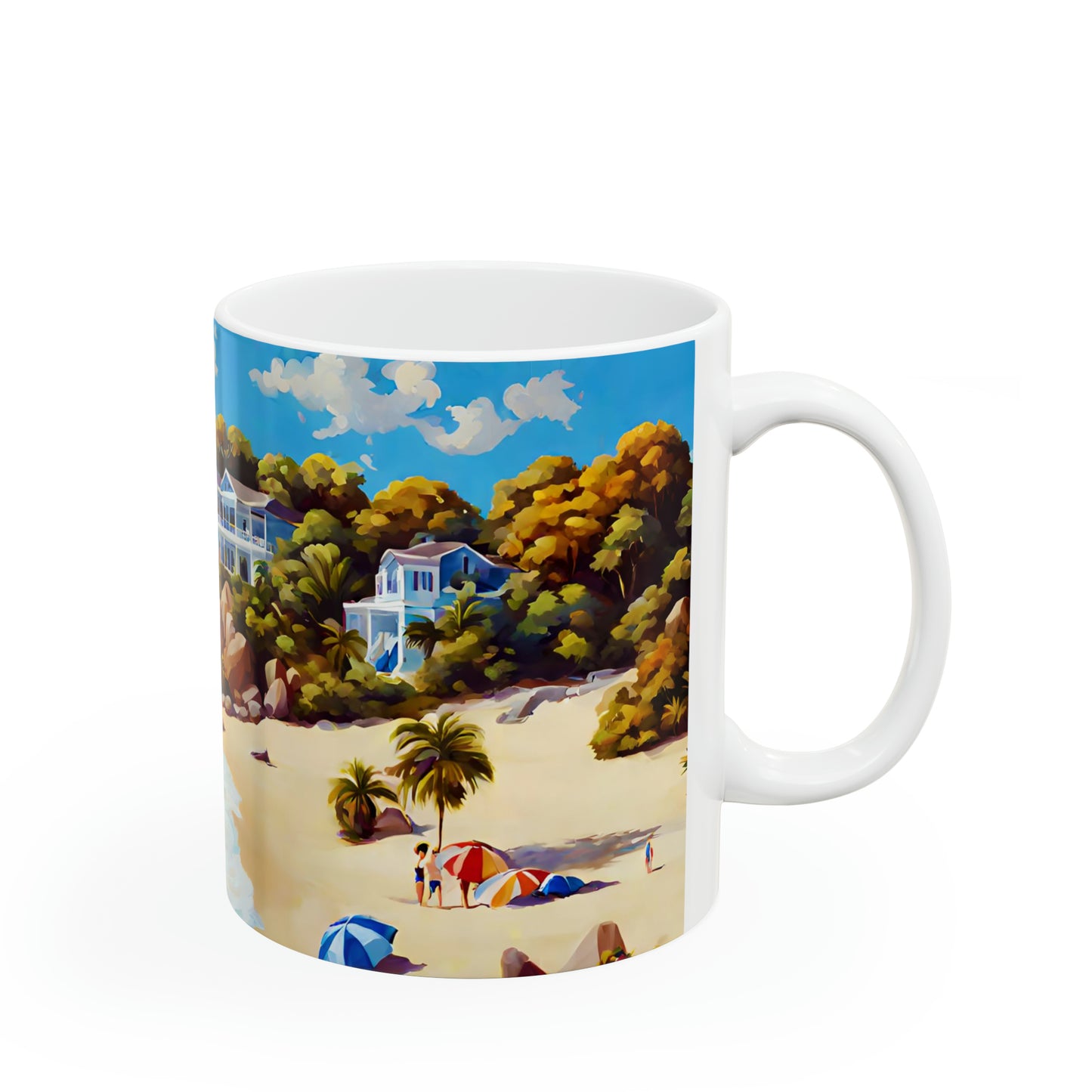 Ceramic Mug 11oz - Beach 2010