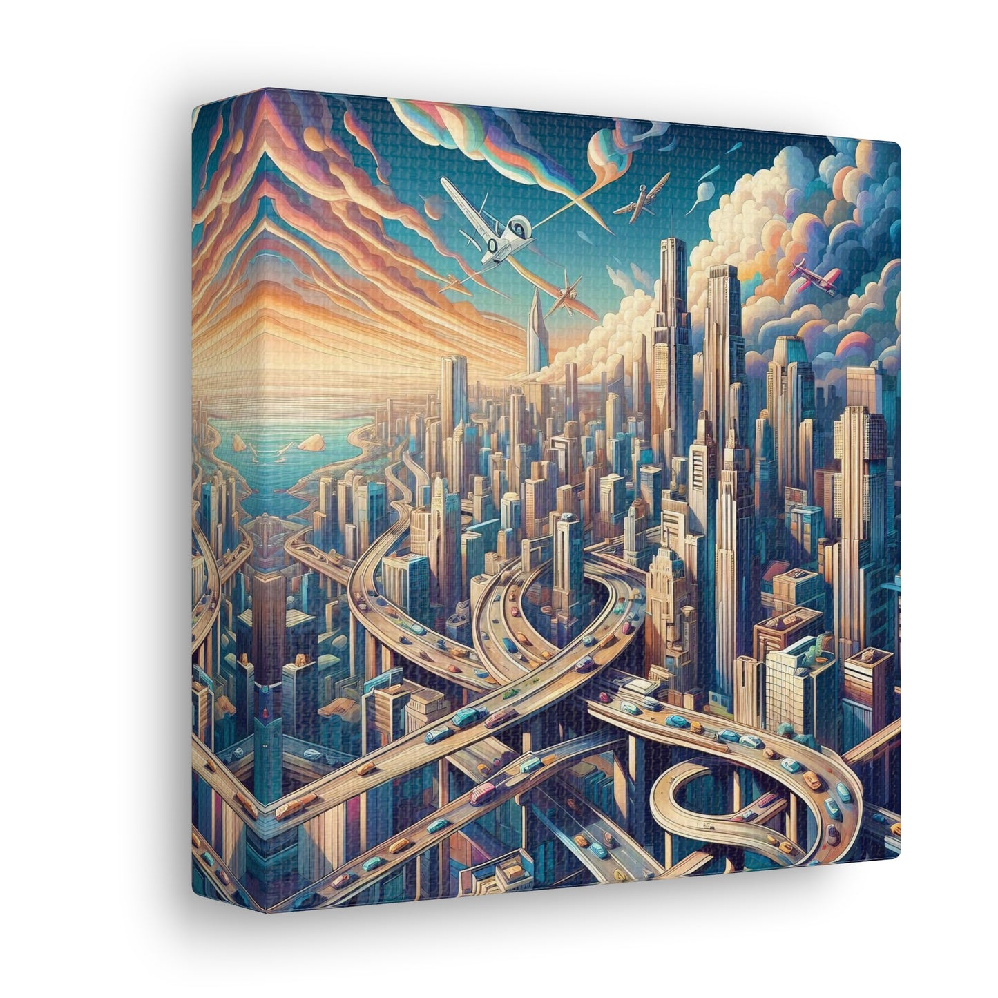 Canvas Gallery Wrap - City 10