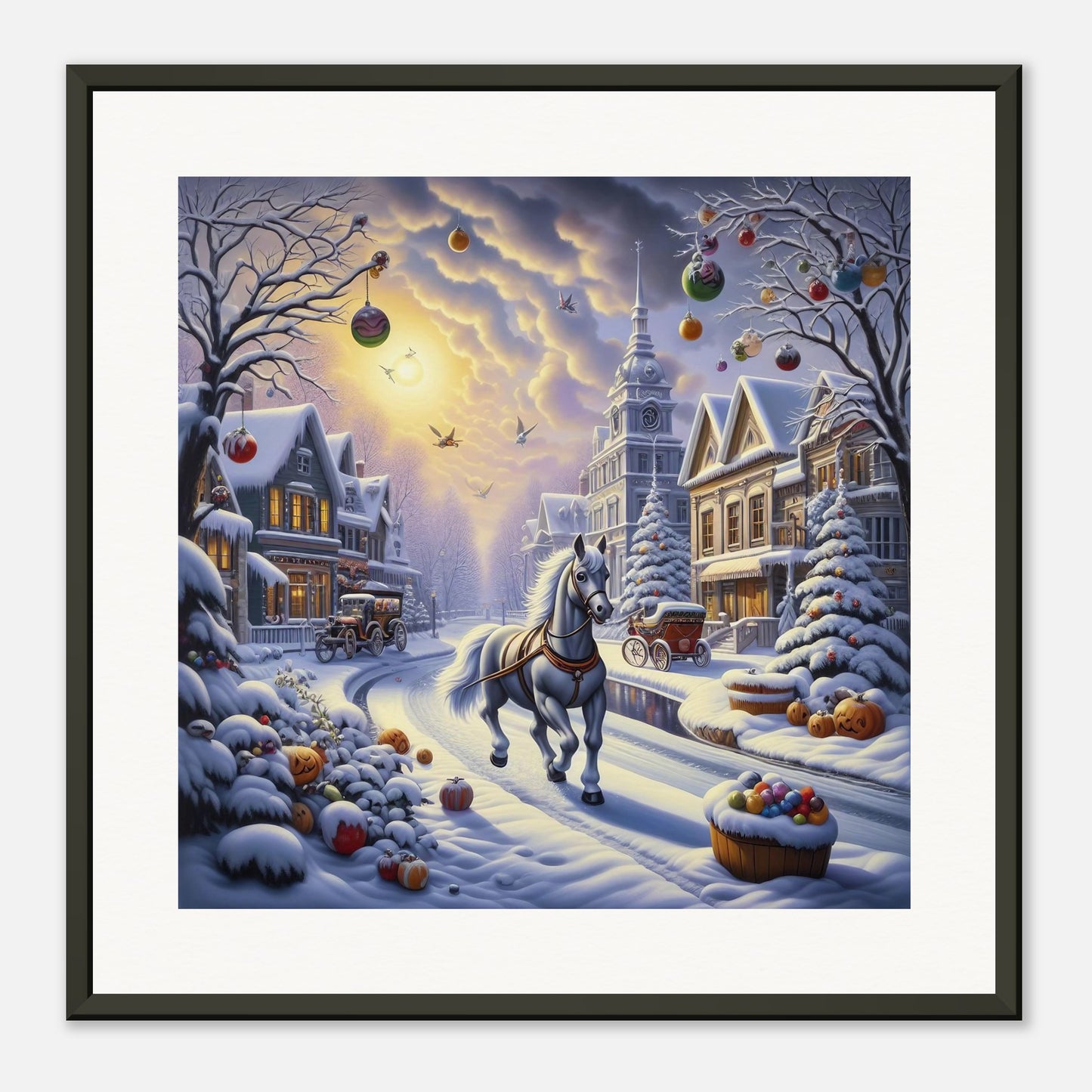 Wall Art - Winter 73 - Horse walking