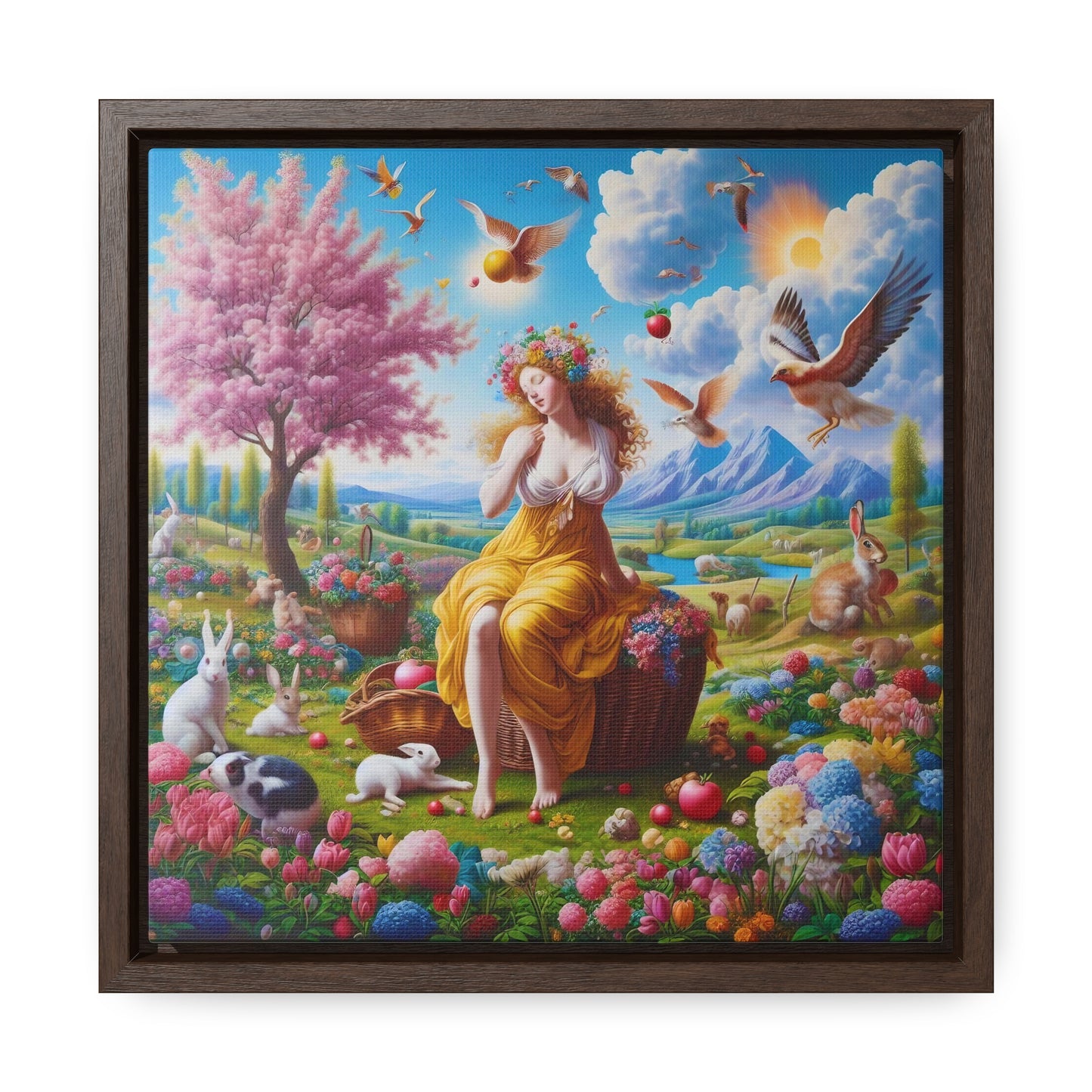 Framed Gallery Canvas Wrap - Spring 116