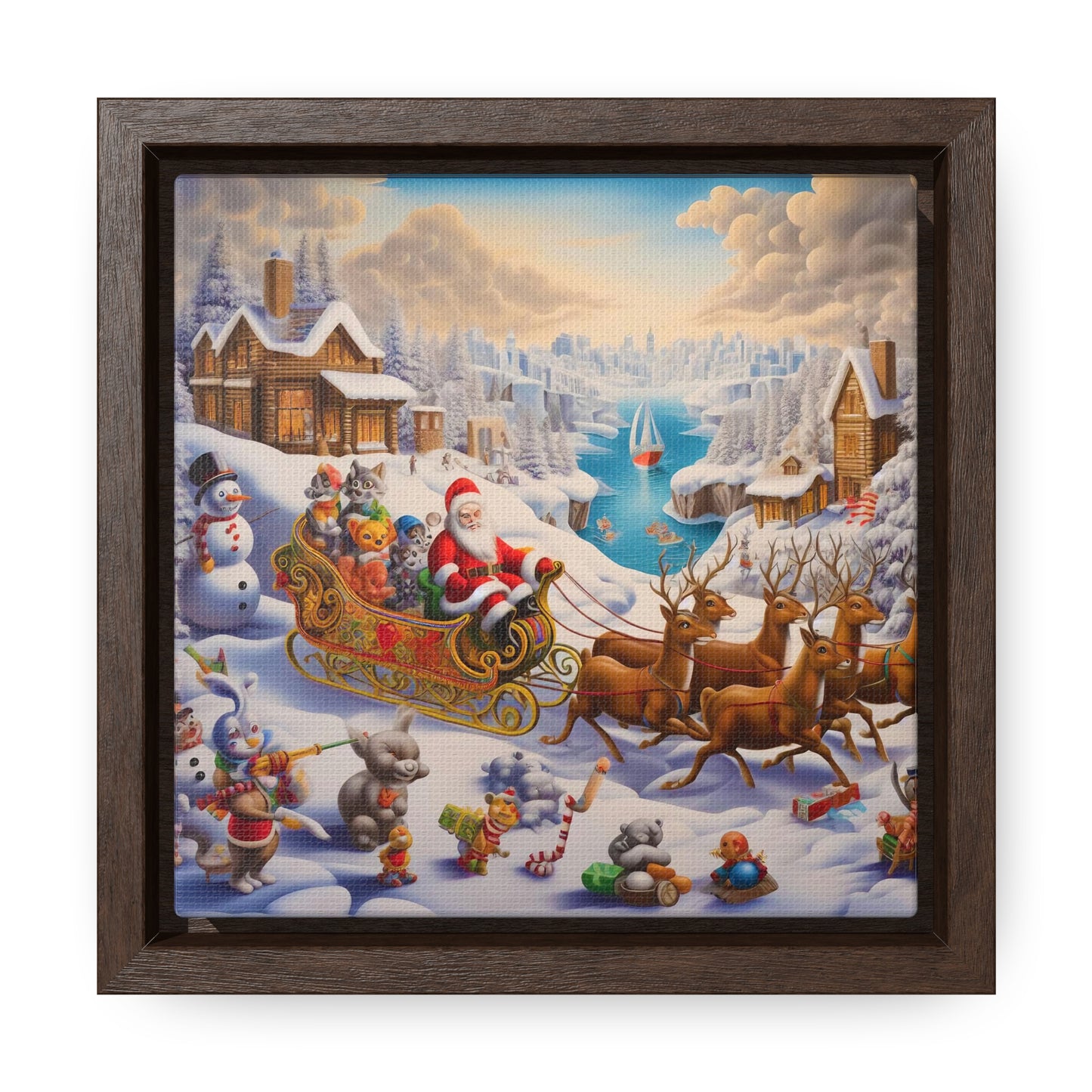 Framed Gallery Canvas Wrap - Winter 112