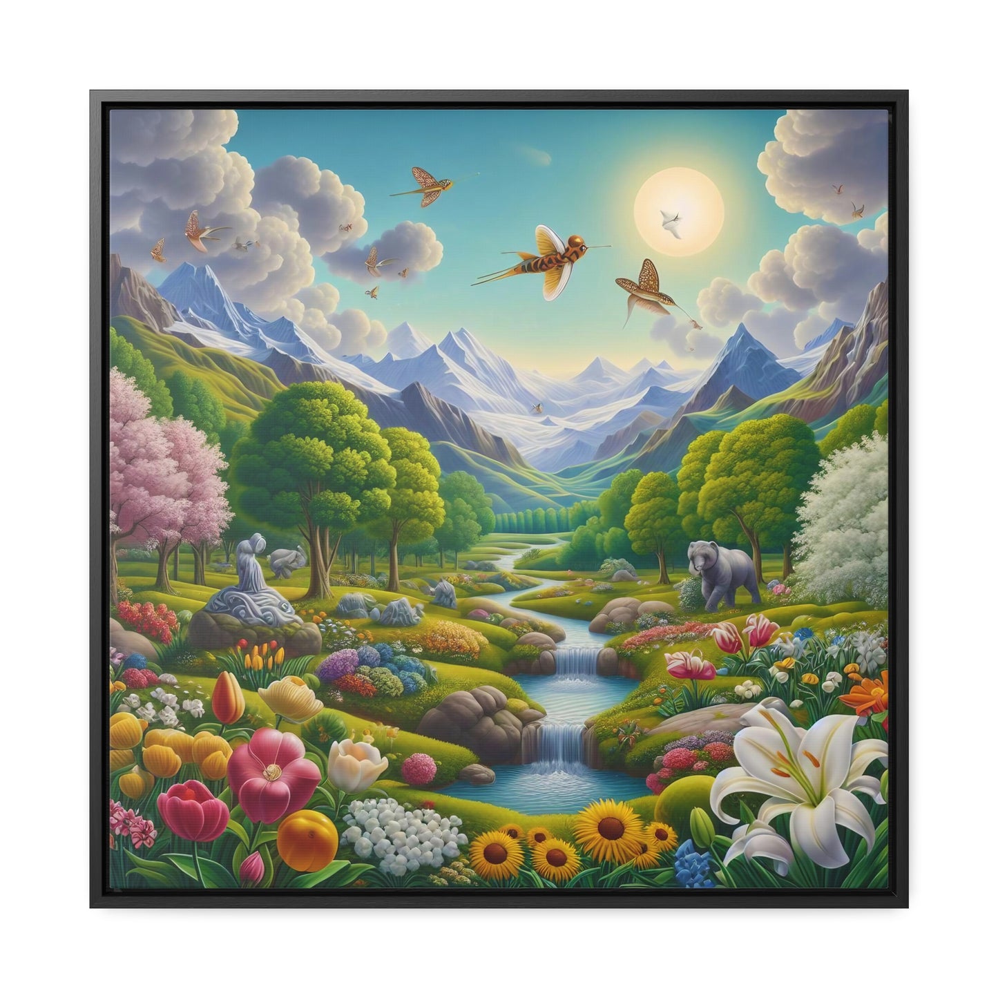 Framed Gallery Canvas Wrap - Spring 17