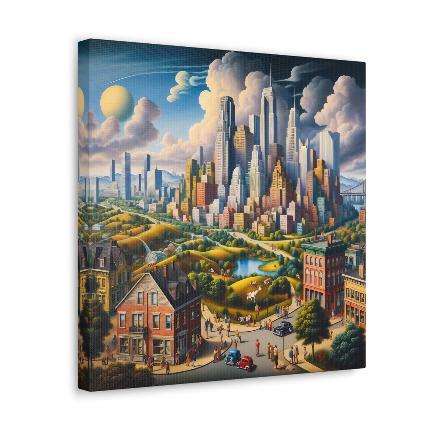 Canvas Gallery Wrap - City 7