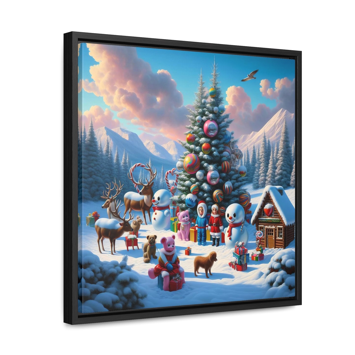 Framed Gallery Canvas Wrap - Winter 122