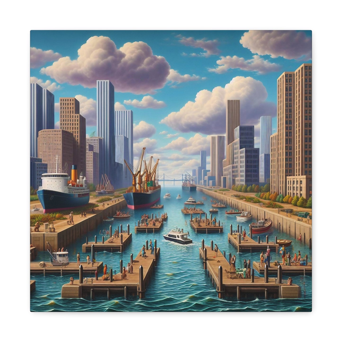 Canvas Gallery Wrap - Harbor 2