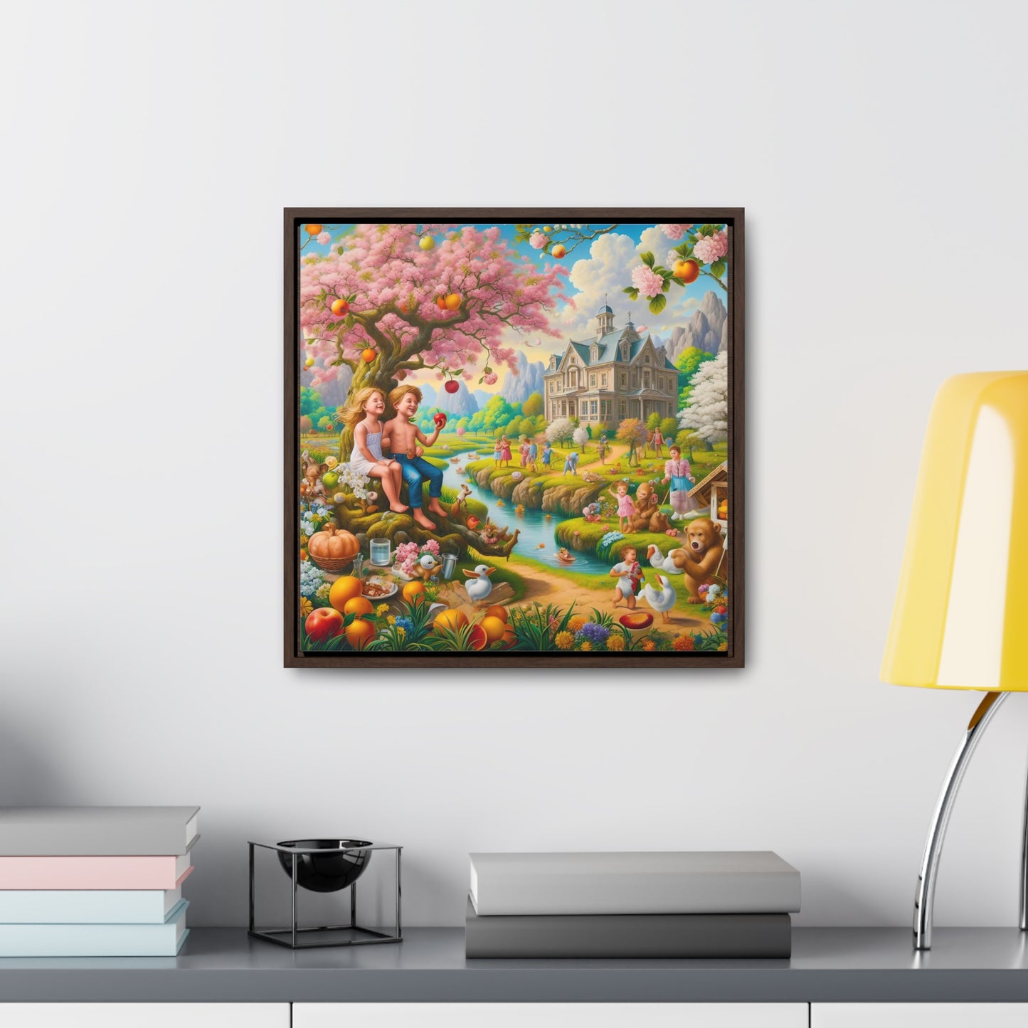 Framed Gallery Canvas Wrap - Spring 35