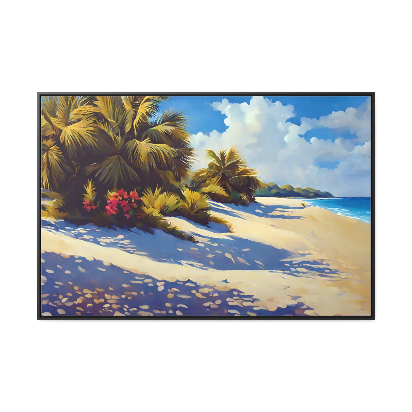 Framed Canvas Gallery Wrap - Beach 2012