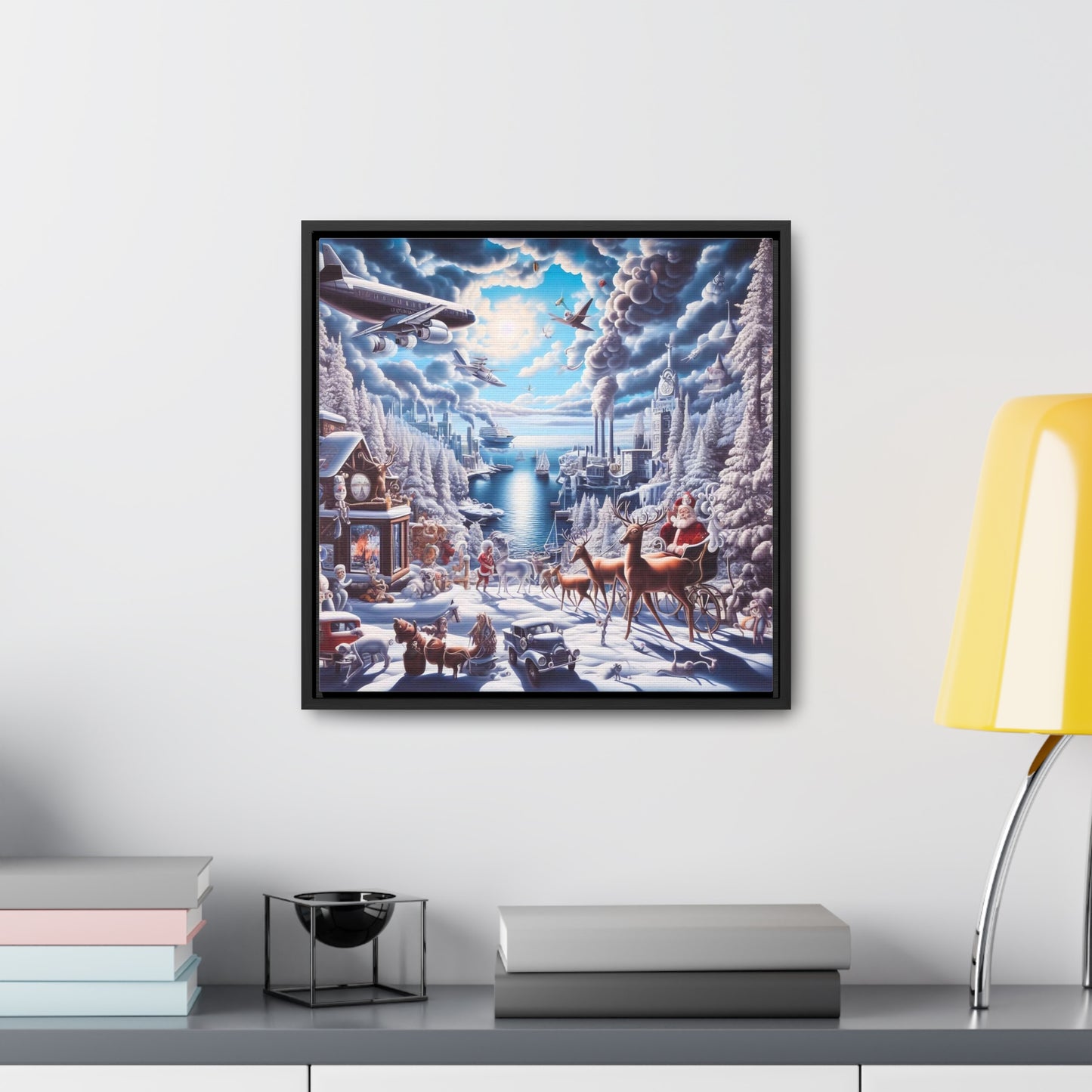 Framed Gallery Canvas Wrap - Winter 114