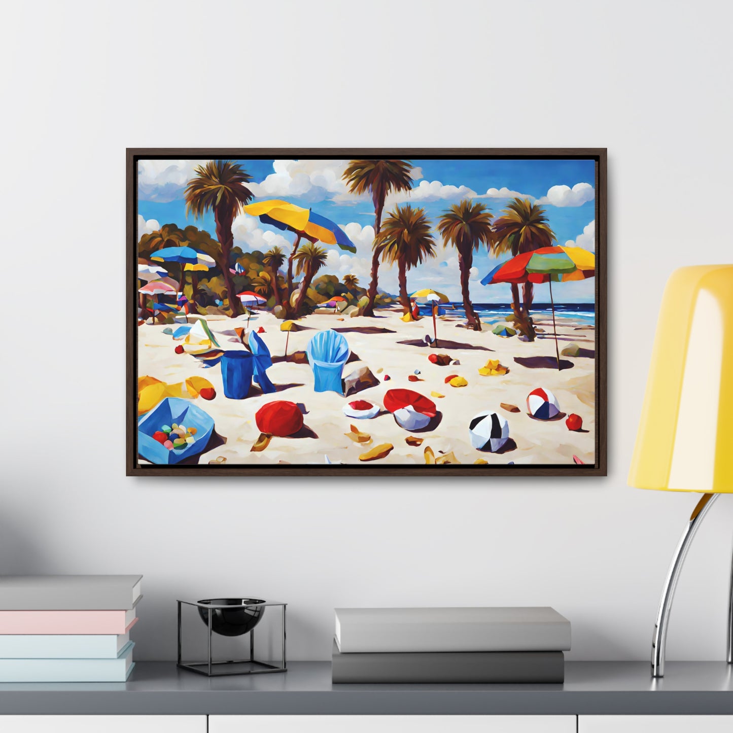 Framed Canvas Gallery Wrap - Beach 2020