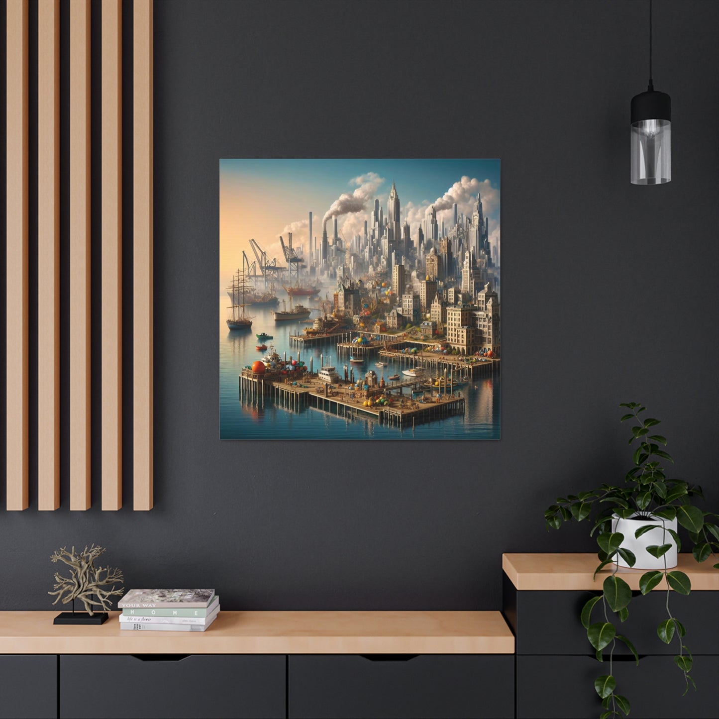 Canvas Gallery Wrap - Harbor 25