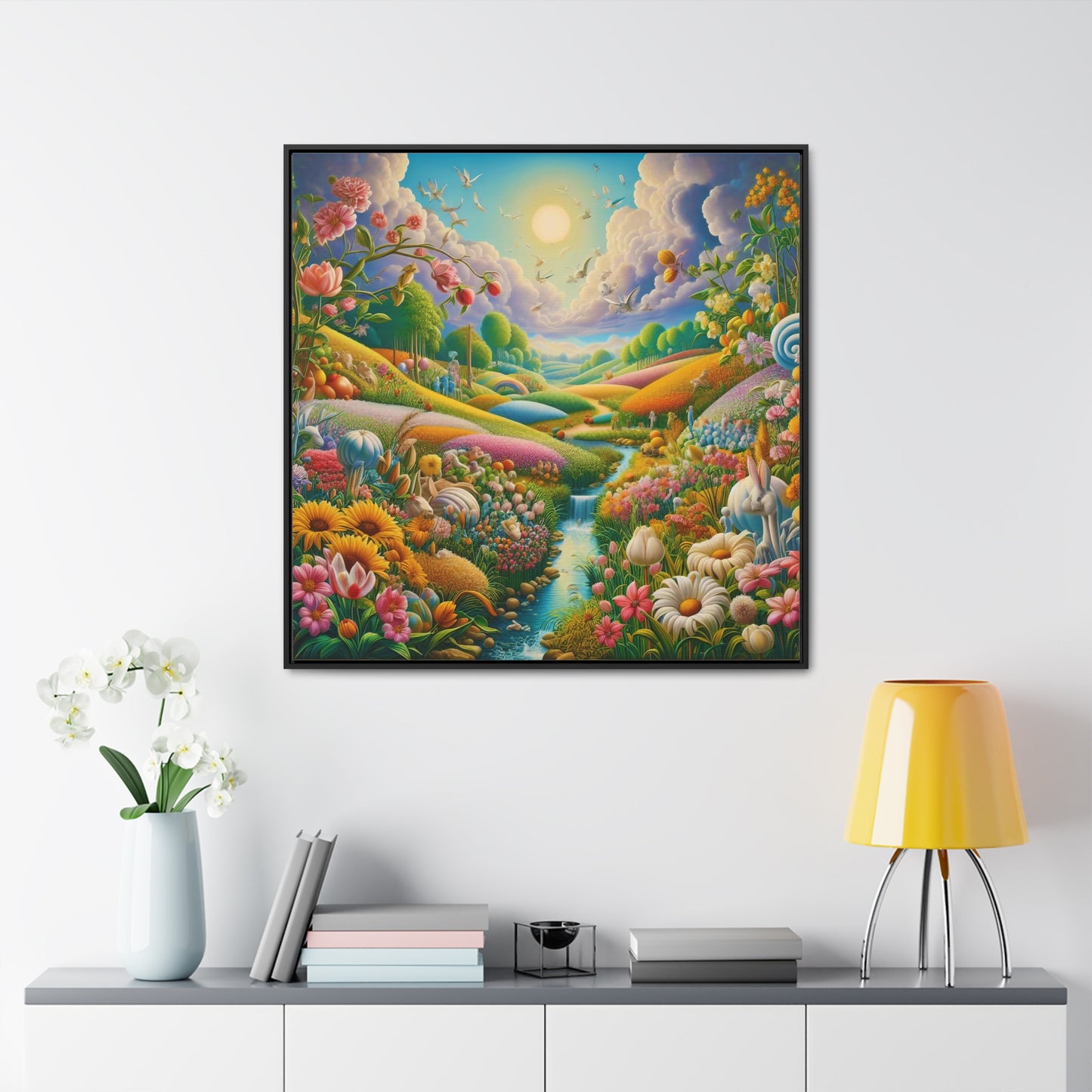 Framed Gallery Canvas Wrap - Spring 107