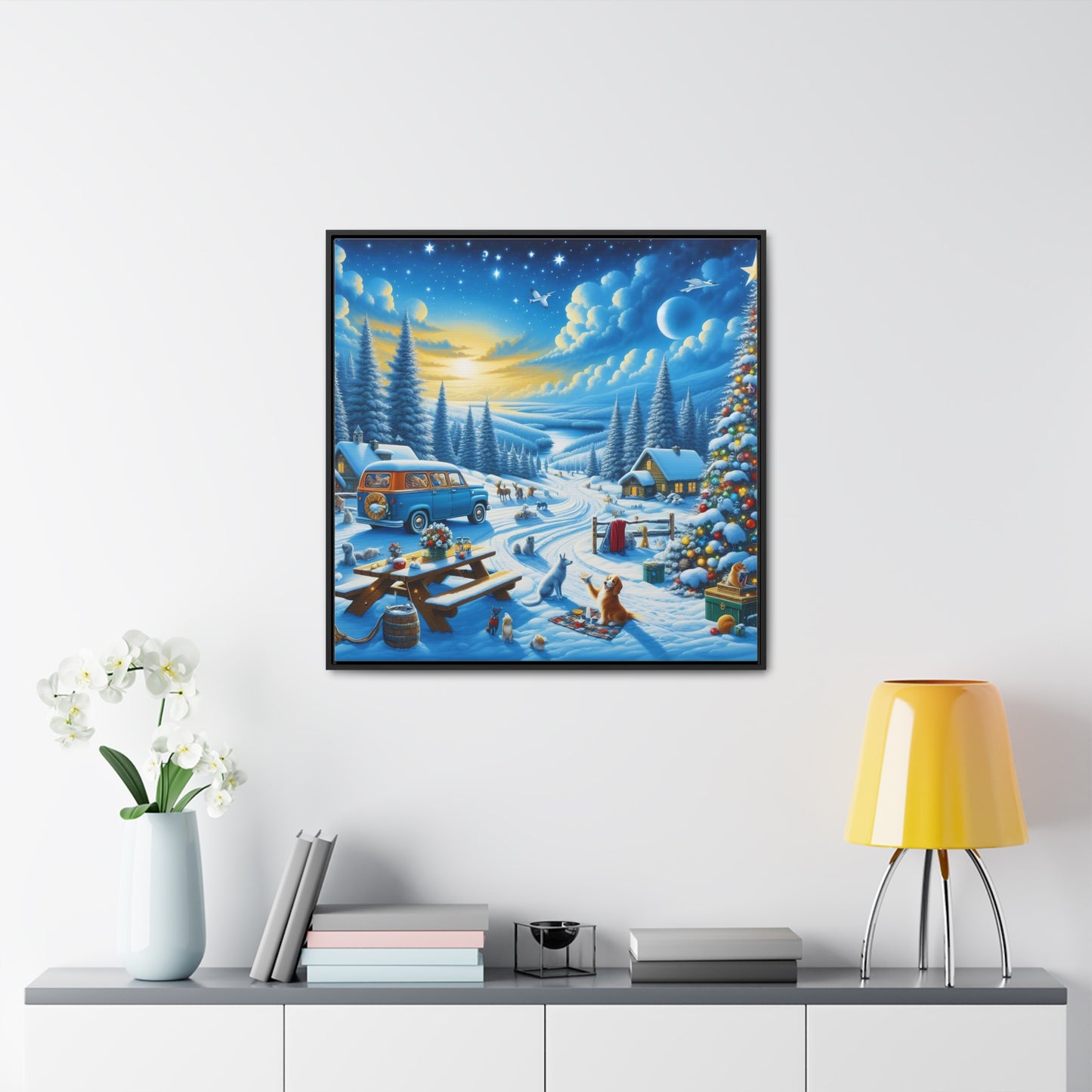 Framed Gallery Canvas Wrap - Winter 110