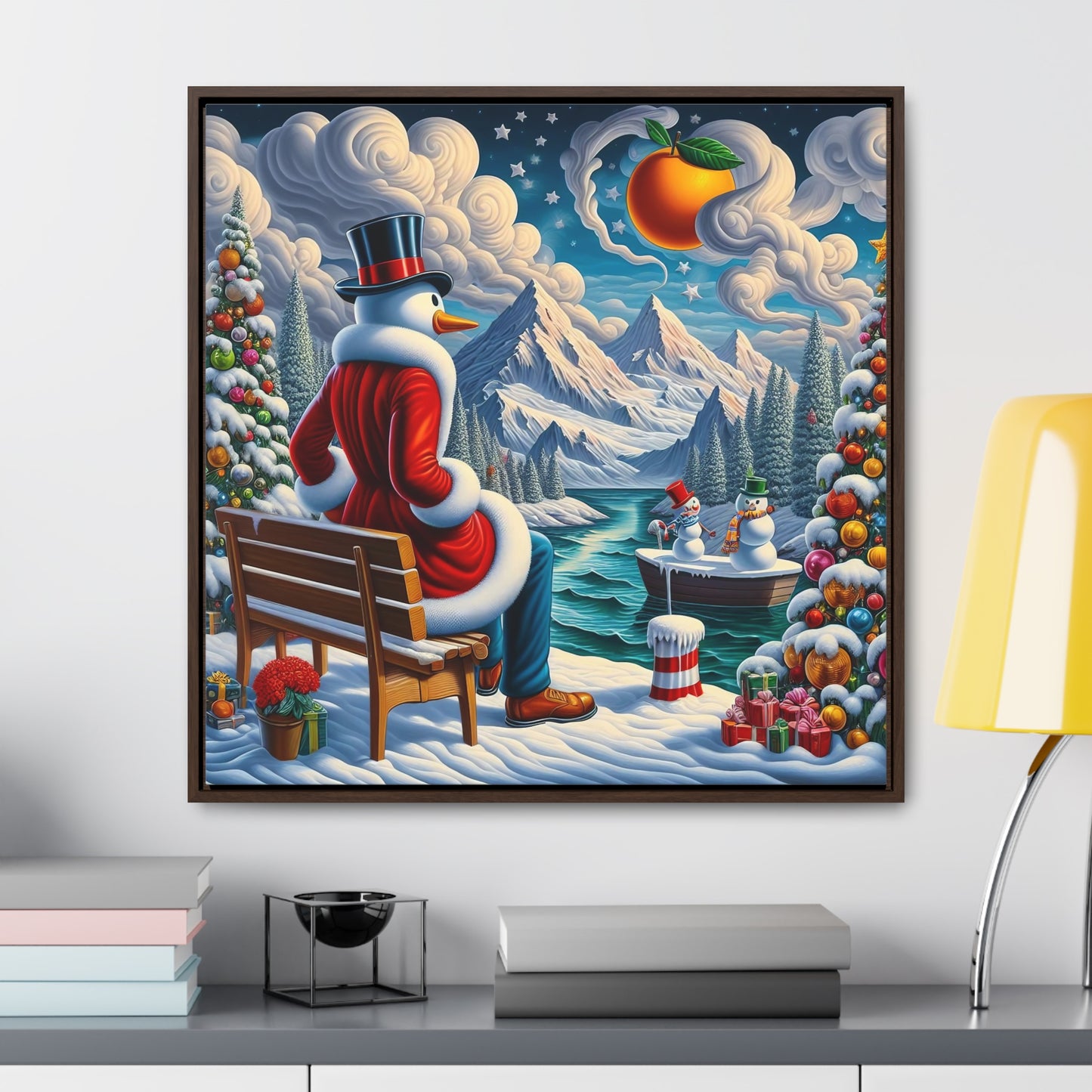 Framed Gallery Canvas Wrap - Winter 101