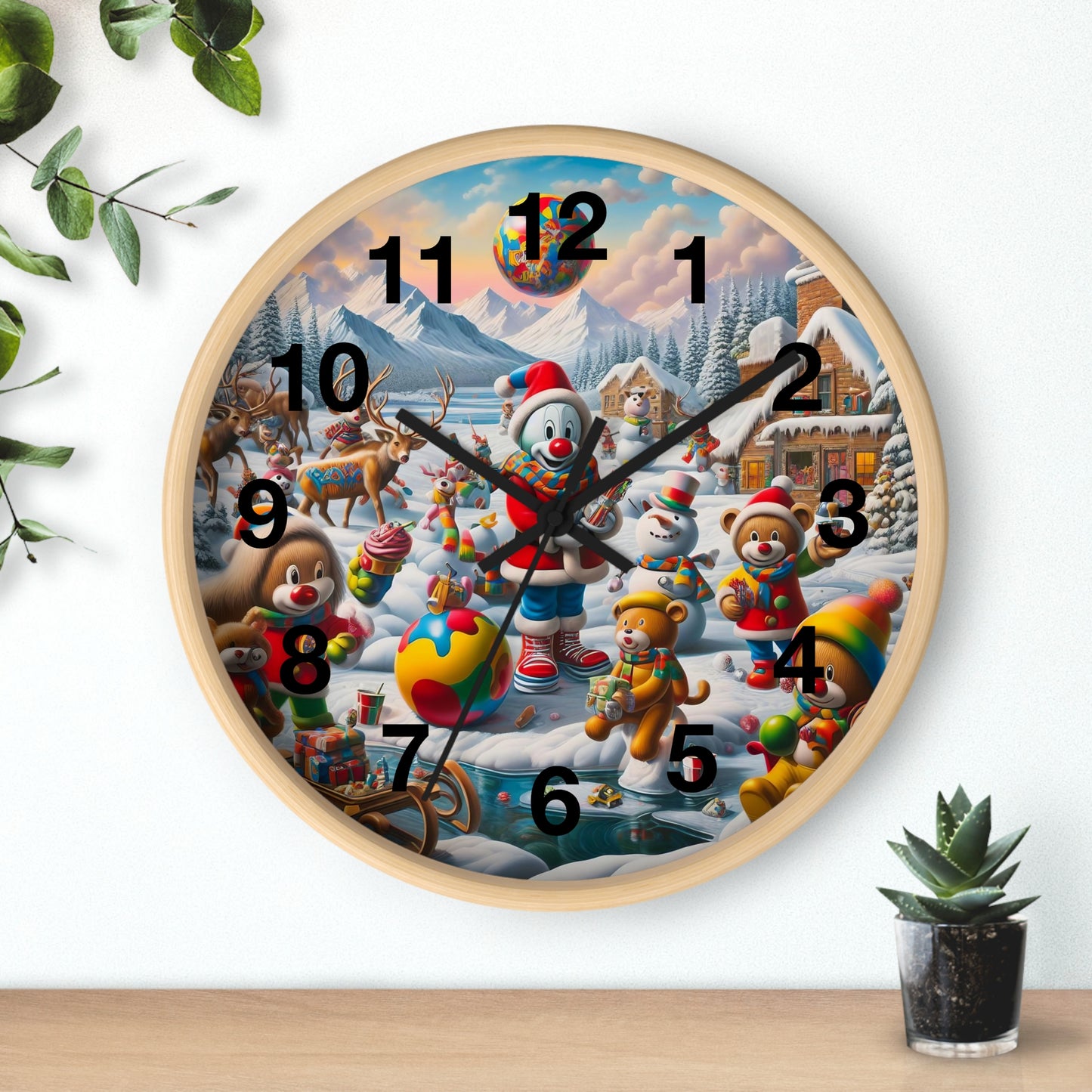 Wall Clock - Winter 108