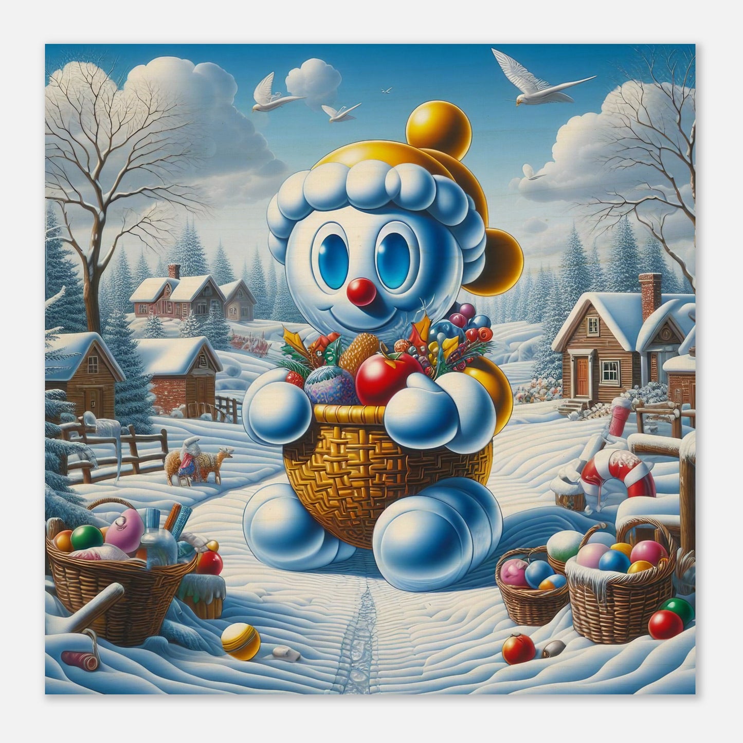 Wall Art - Winter 52 - Baby snowman