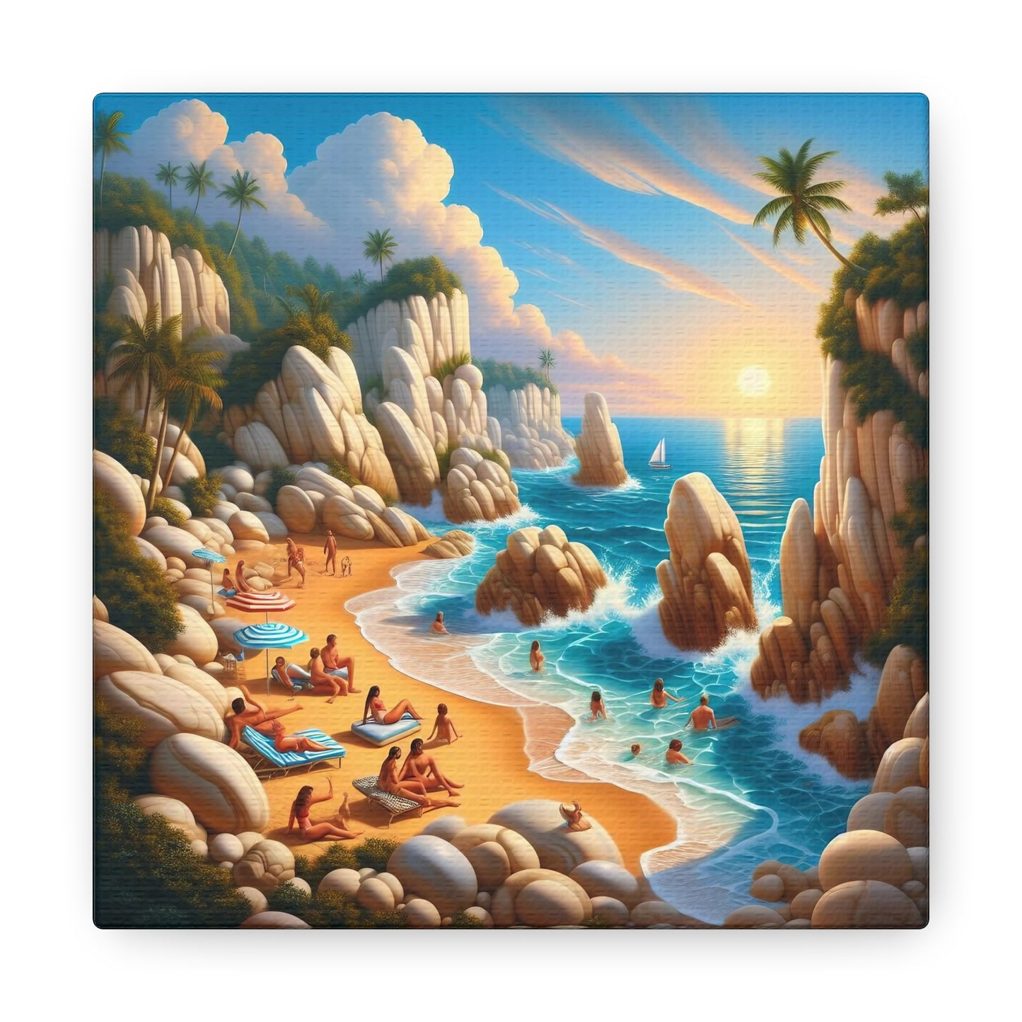 Canvas Gallery Wrap - Beach 5