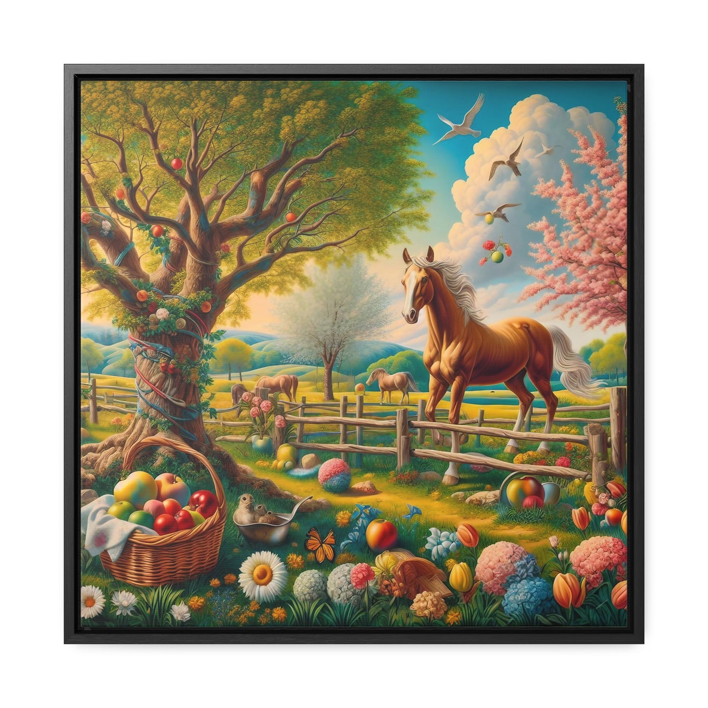 Framed Gallery Canvas Wrap - Spring 50