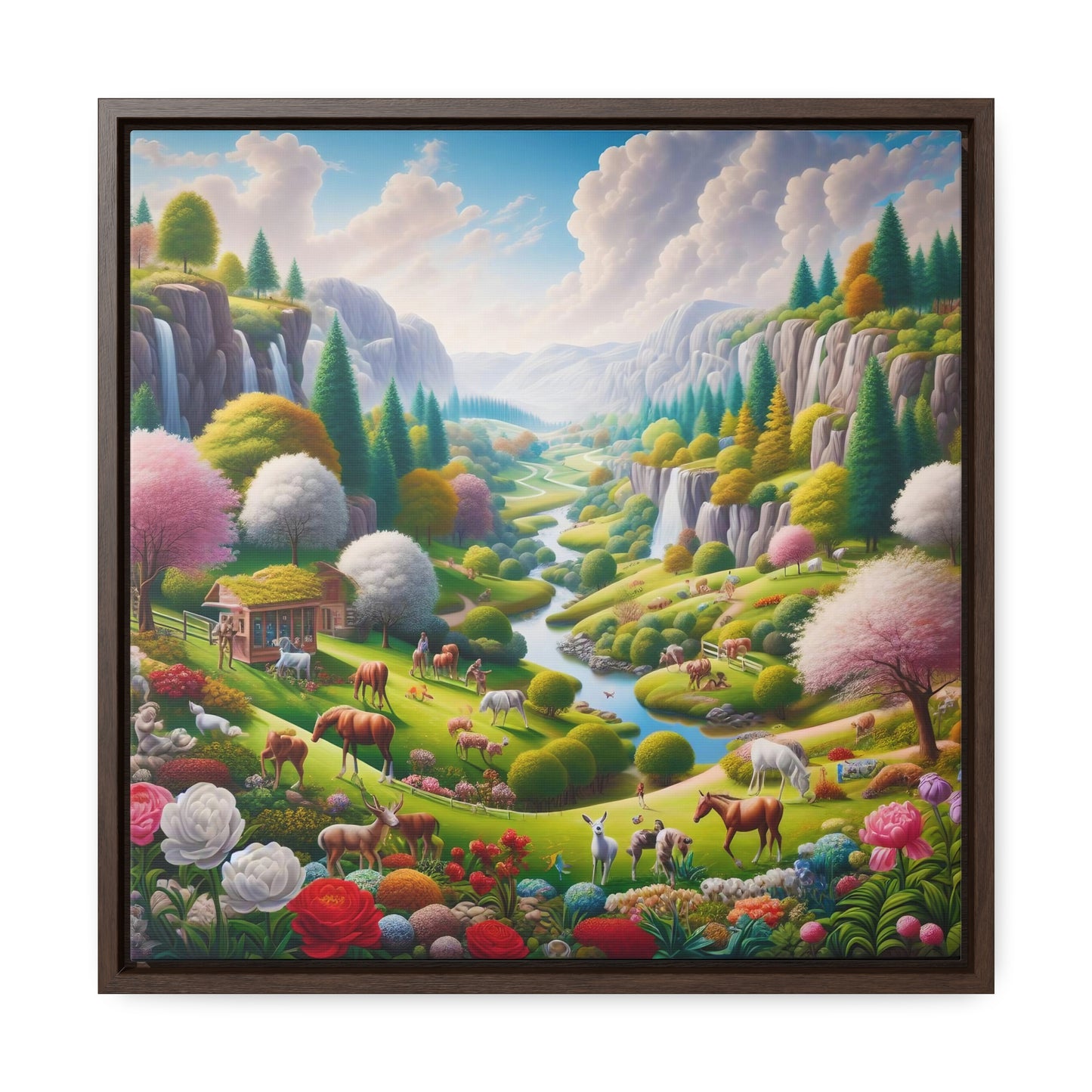 Framed Gallery Canvas Wrap - Spring 48