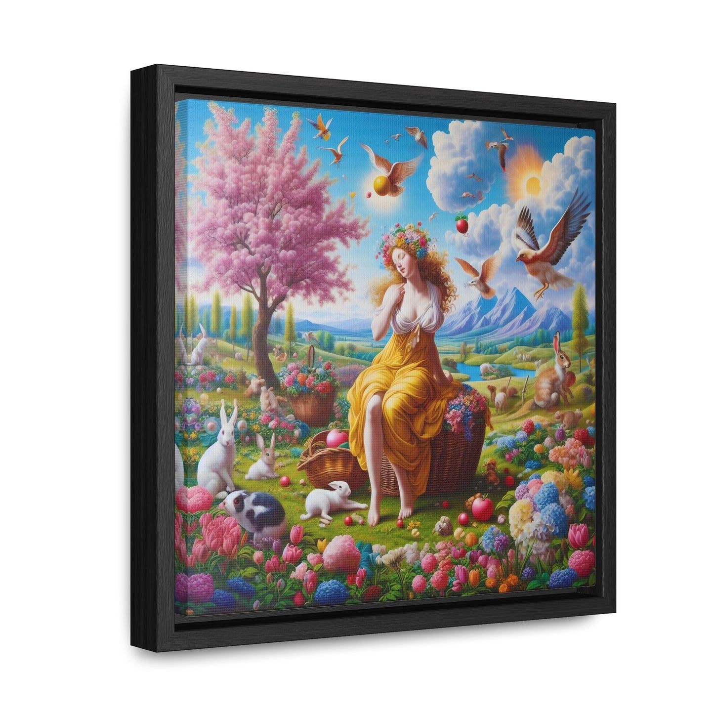 Framed Gallery Canvas Wrap - Spring 116