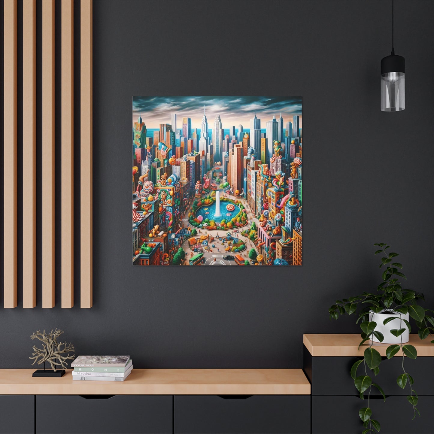 Canvas Gallery Wrap - City 8