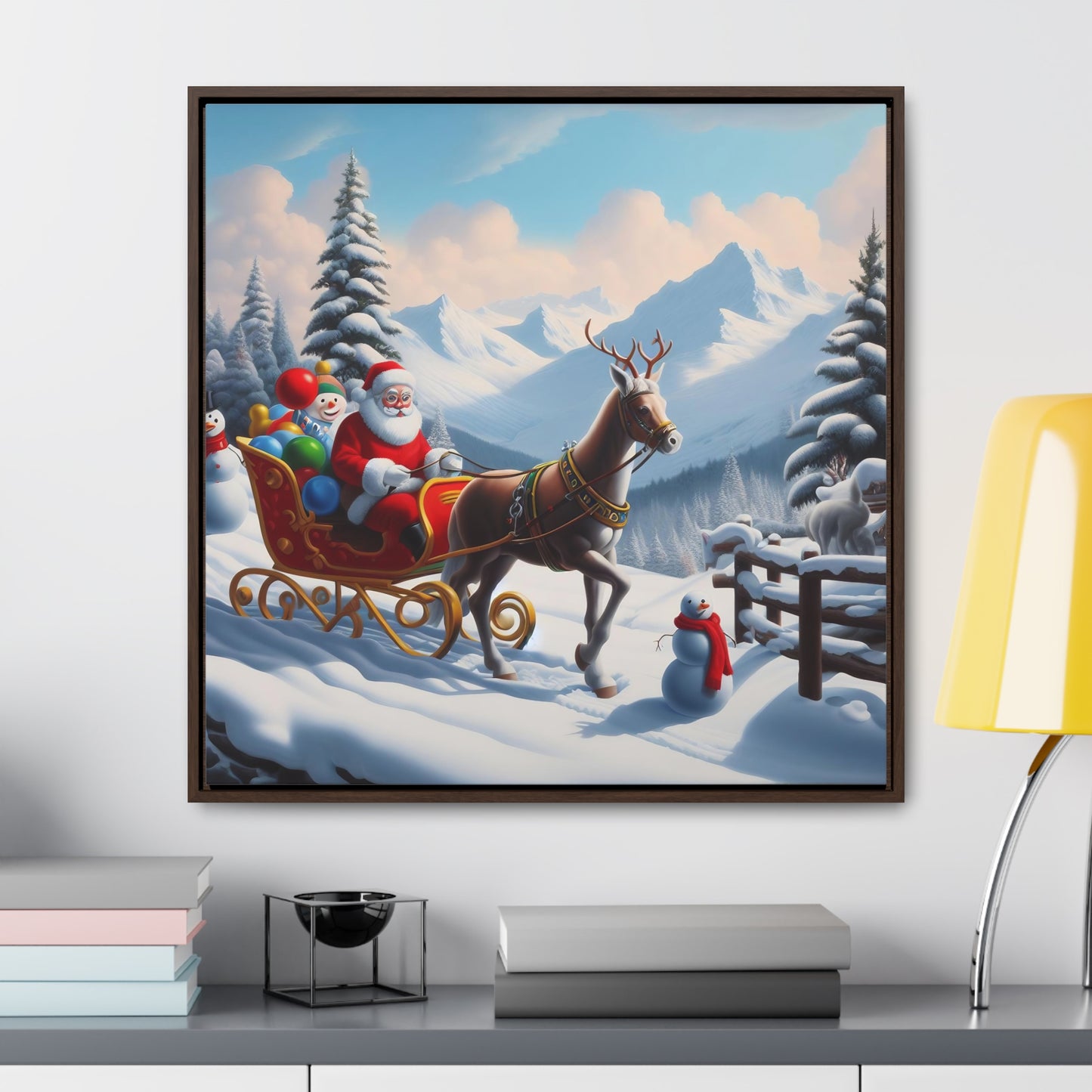 Framed Gallery Canvas Wrap - Winter 125