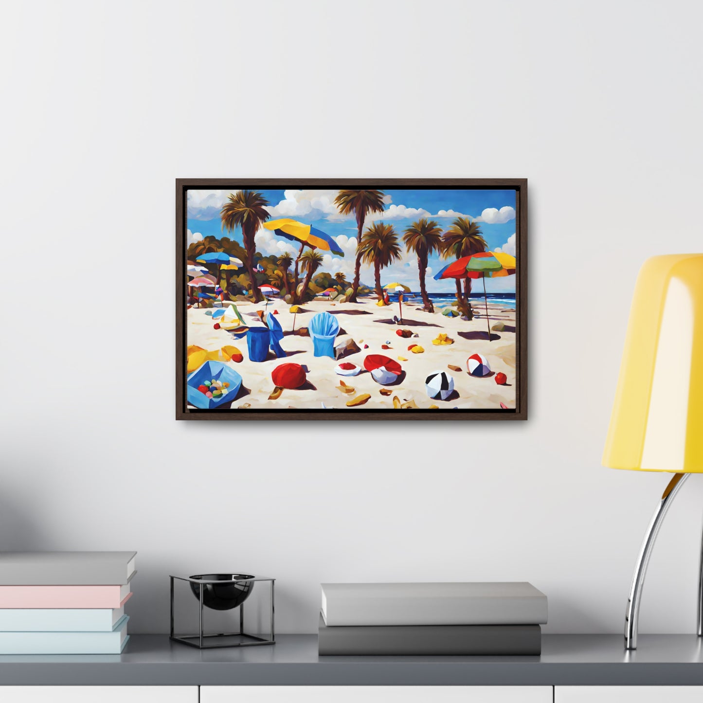 Framed Canvas Gallery Wrap - Beach 2020