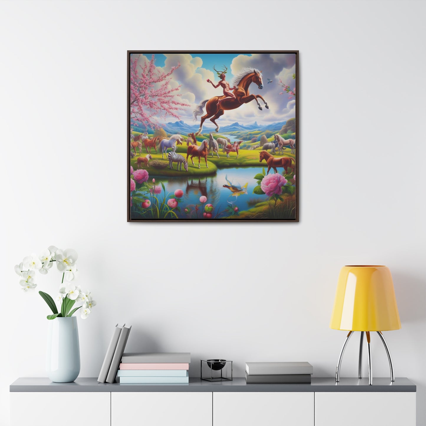 Framed Gallery Canvas Wrap - Spring 118