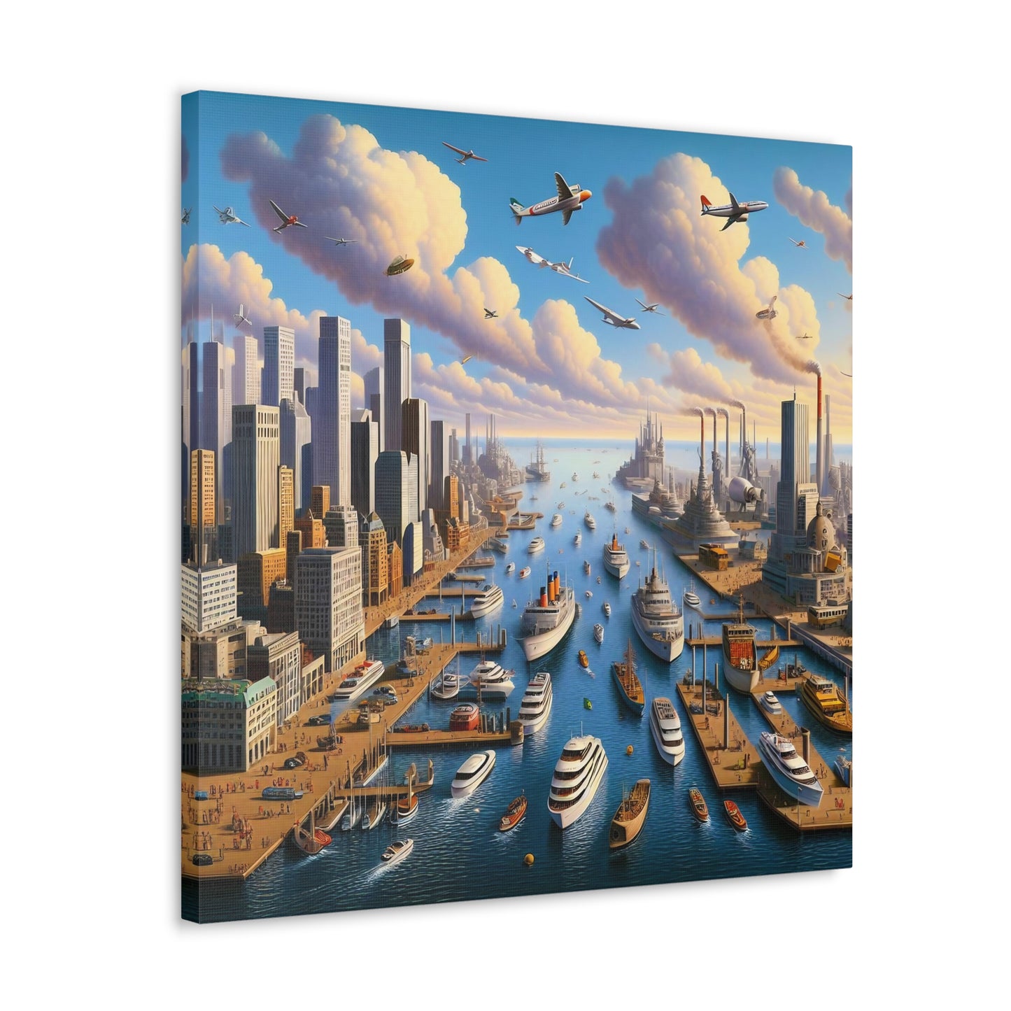 Canvas Gallery Wrap - Harbor 4