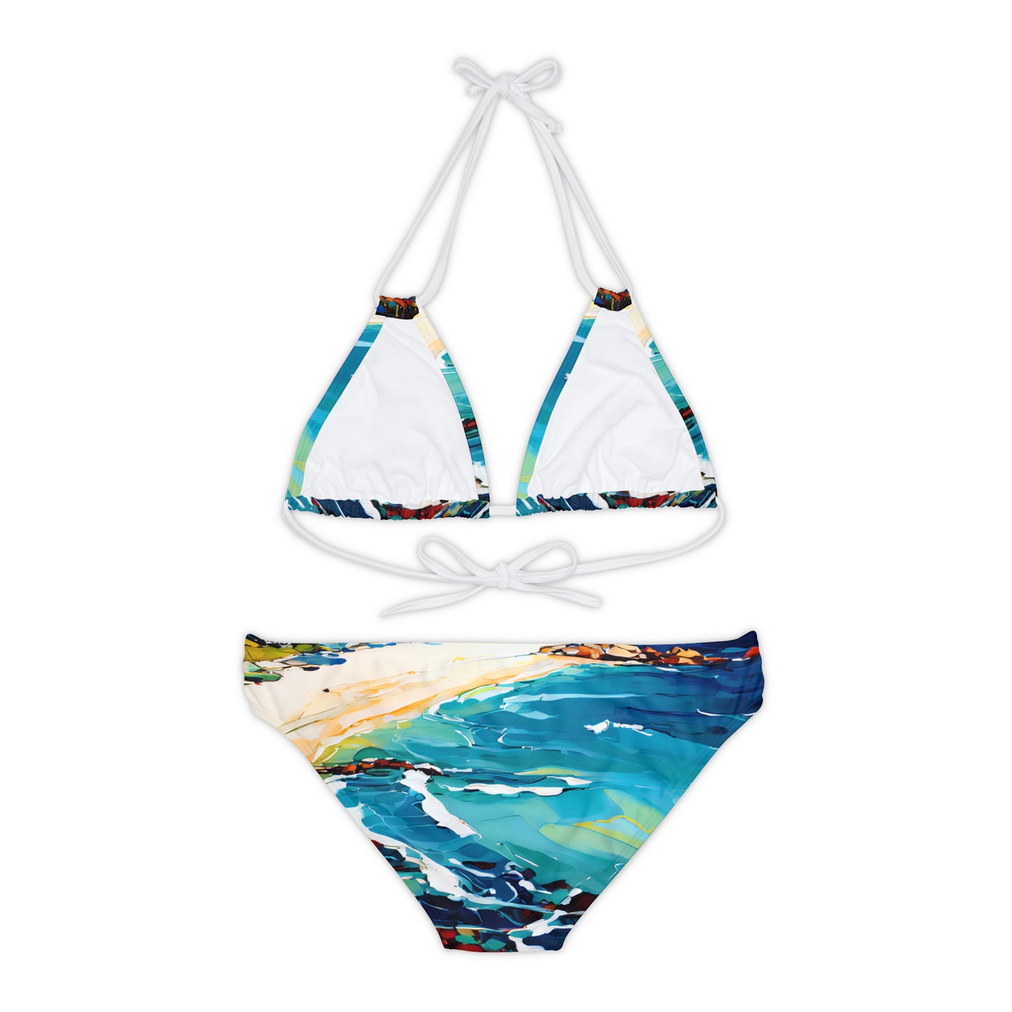 Strappy Bikini Set - Beach 11001